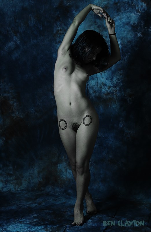 Violette in Blue Artistic Nude Photo by Photographer @ClaytonArtistry