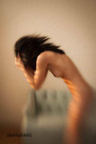 Warm and Motion Artistic Nude Photo by Photographer Stu Halu