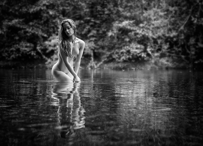 Water Goddess Artistic Nude Photo by Photographer Dan West
