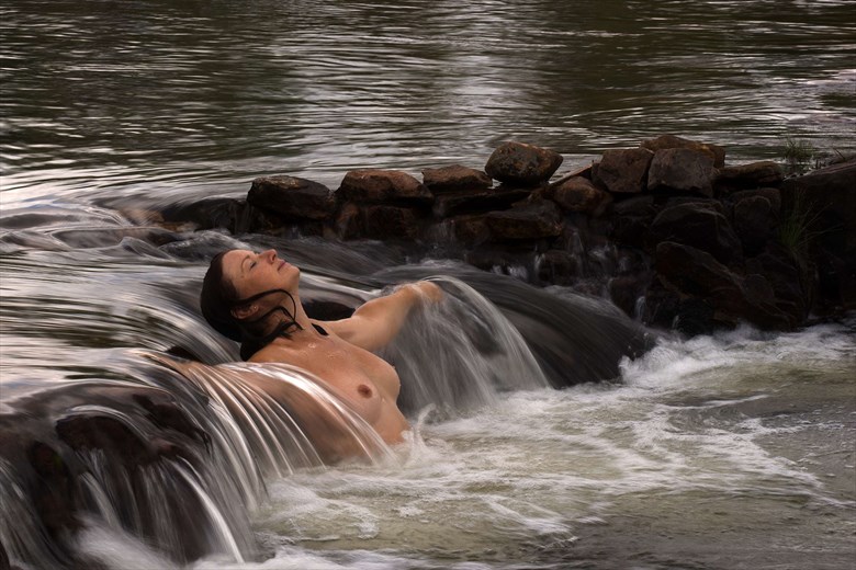 Waterfall Massage Artistic Nude Photo by Photographer Iain_B