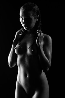 Wet Bodyscape Artistic Nude Photo by Photographer Stephen Wong