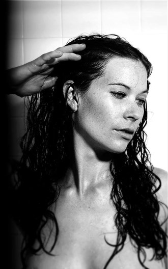 Wet Portrait 105 Implied Nude Photo by Model Lavanya Maya