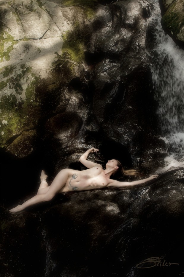 What The Falls Brought Forth Artistic Nude Photo by Artist Kevin Stiles