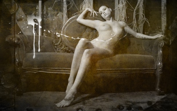 When all comes undone Artistic Nude Artwork by Model Veronica 