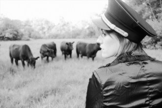 When the Cows Come Home Nature Photo by Model Tricia DeAnne