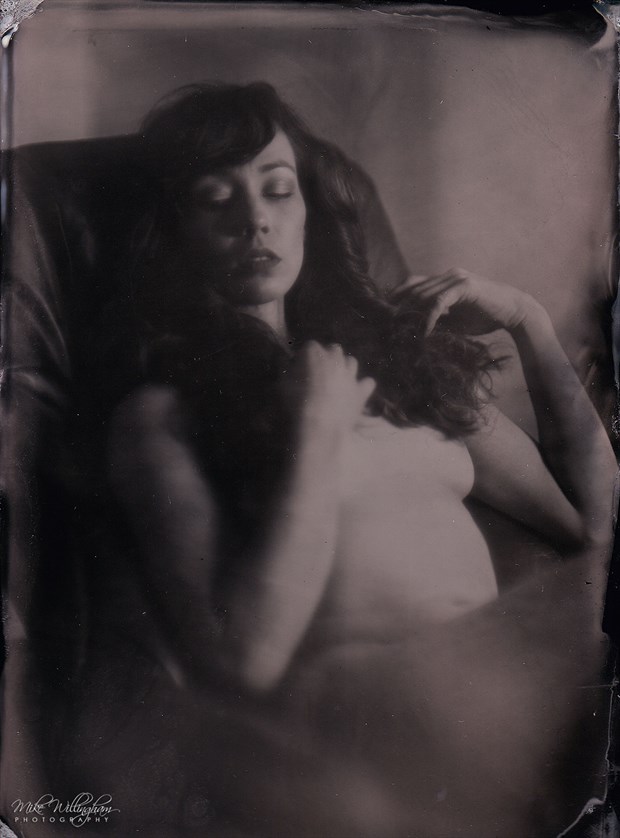 Whitney   Wet plate on 5x7 tintype Artistic Nude Photo by Photographer Mike Willingham