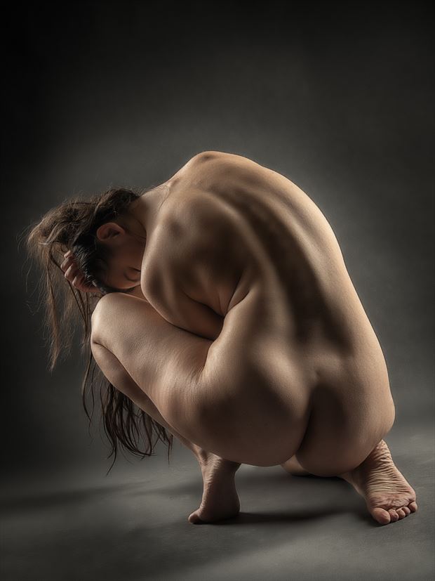 Nude figure model