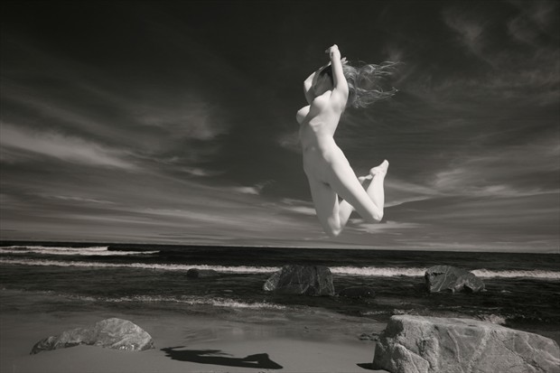 Wind Artistic Nude Photo by Model Mila