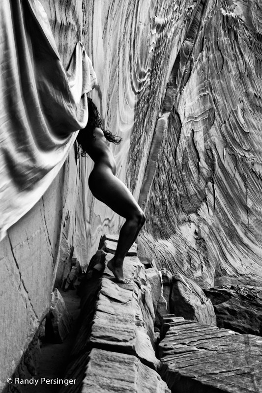 Wind Swept Artistic Nude Photo by Photographer Randy Persinger
