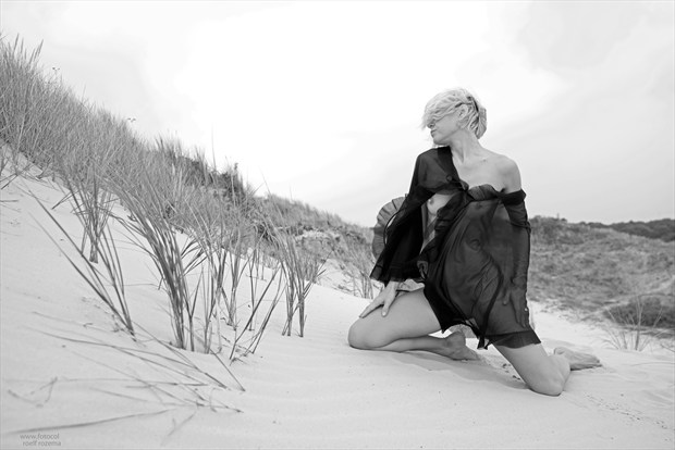 Wind over dunes Artistic Nude Photo by Photographer Roelf Rozema Fotocol