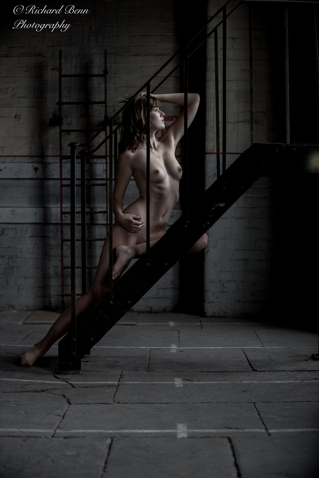 Window Lights with Sienna Hayes Artistic Nude Photo by Photographer Richard Benn Photography