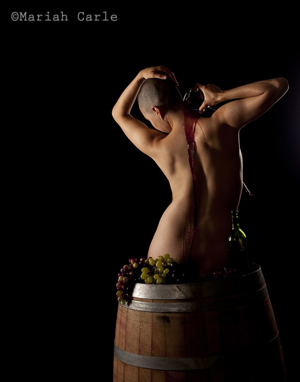 Wine & Women Artistic Nude Photo by Photographer Mariah Carle