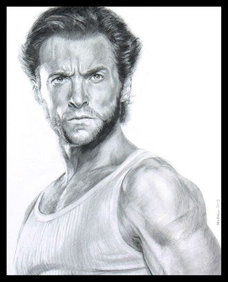 Wolverine Painting or Drawing Artwork by Artist Kendallight Studios