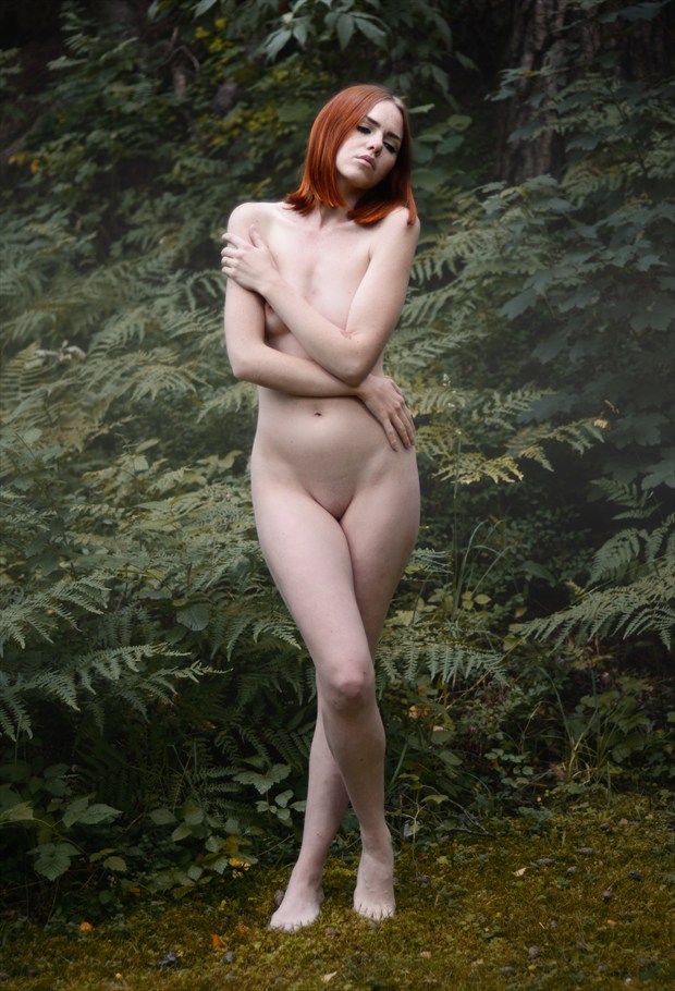Woman Among Ferns Artistic Nude Photo by Photographer Visualideas