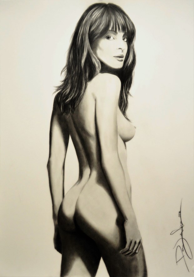 Woman Artistic Nude Artwork by Artist DML ART