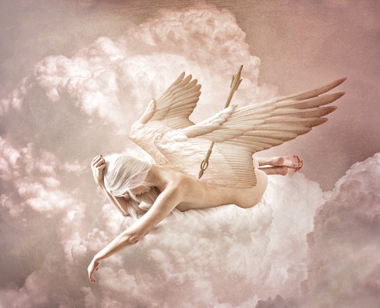 Wounded Angel Fantasy Artwork by Photographer Iceni