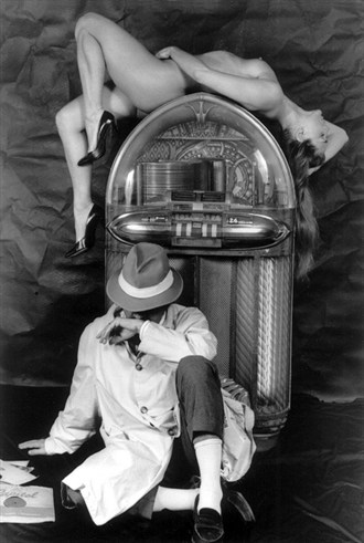 Wurllitzer 1100 jukebox 1947 1948 Artistic Nude Photo by Photographer Jean Claude BERTRAND
