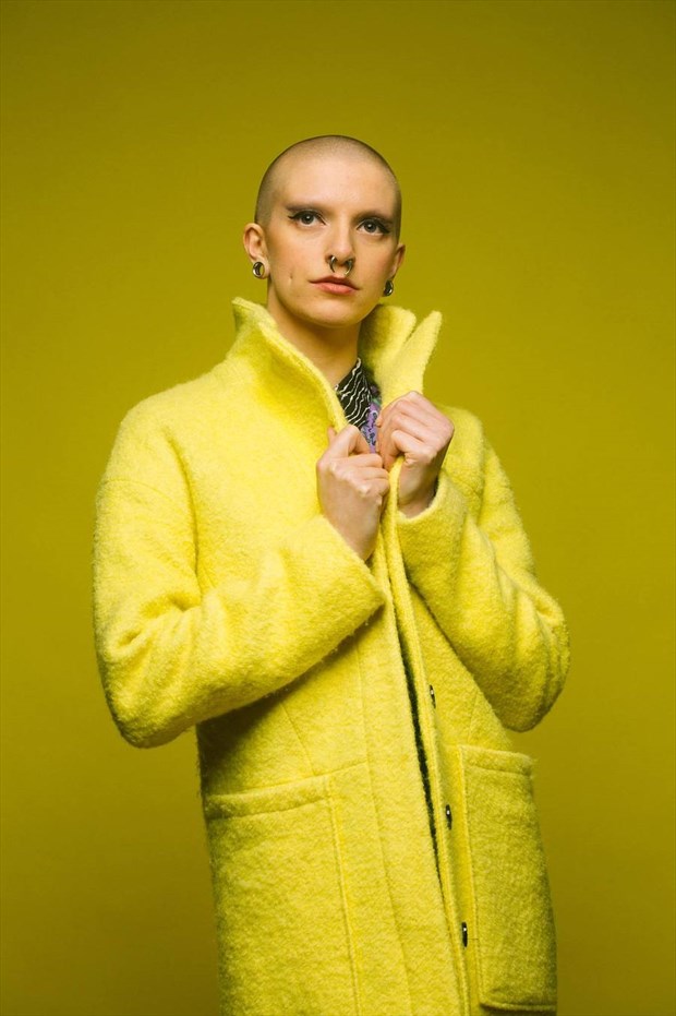 Yellow Alternative Model Photo by Model Talli Lyndsey