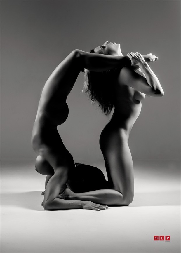 Yin Yang Artistic Nude Artwork by Model Ceara Blu
