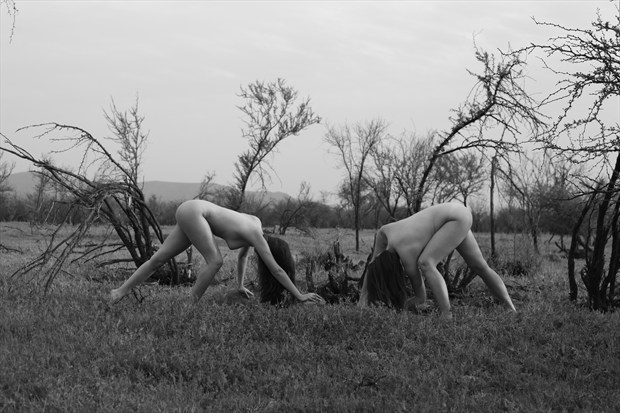 Yoga Nature Artistic Nude Artwork by Photographer Paula Bertr%C3%A1n