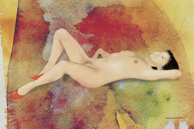 Yoko Artistic Nude Artwork by Artist ianwh