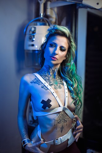 Yoly Azul Tattoos Photo by Photographer Marcos Domenech