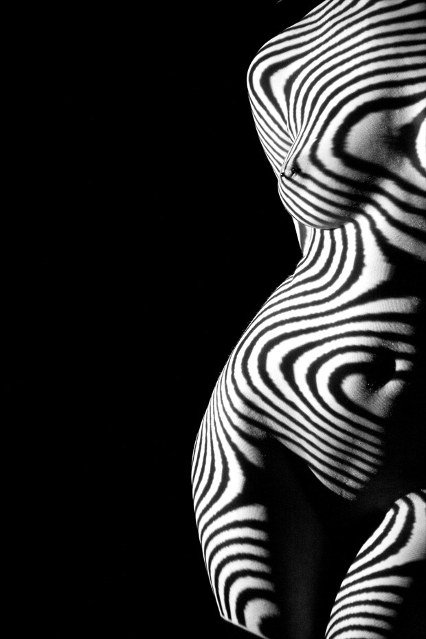 Zebrawoman Artistic Nude Photo by Photographer Looking_Eye