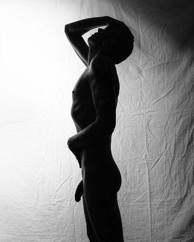 a dark figure artistic nude photo by model marschmellow