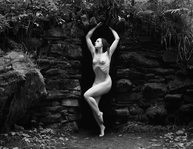 a deep dark place artistic nude photo by photographer john mcnairn
