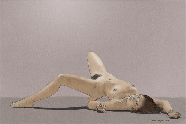 a figure study Erotic Artwork by Artist ianwh