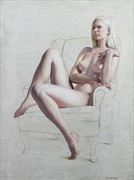 a foreigner artistic nude artwork by artist seidai tamura