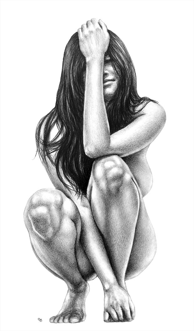 a muse d artistic nude artwork by artist subhankar biswas