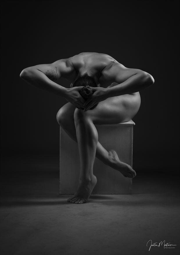 a sculpture artistic nude artwork by photographer justin mortimer