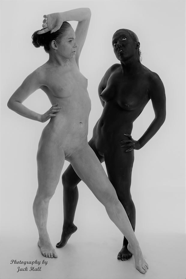 a study in white and black artistic nude photo by photographer jack hall