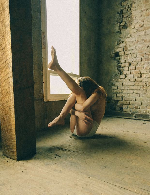 abandoned artistic nude photo by model jayde on film