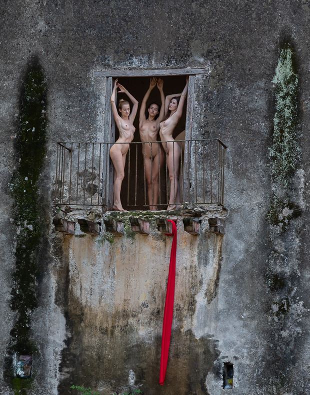 abandoned hacienda artistic nude photo by photographer stevegd