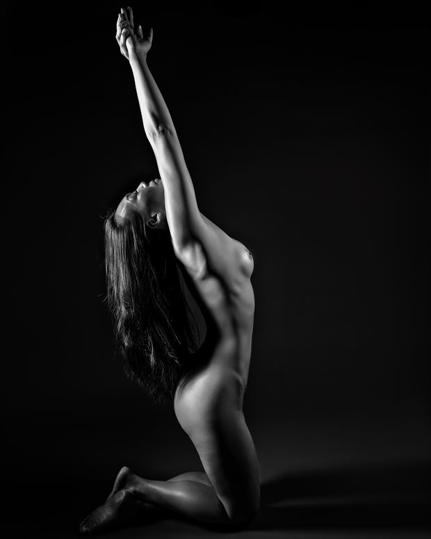 adrienne yoga goddess artistic nude photo by photographer david zane