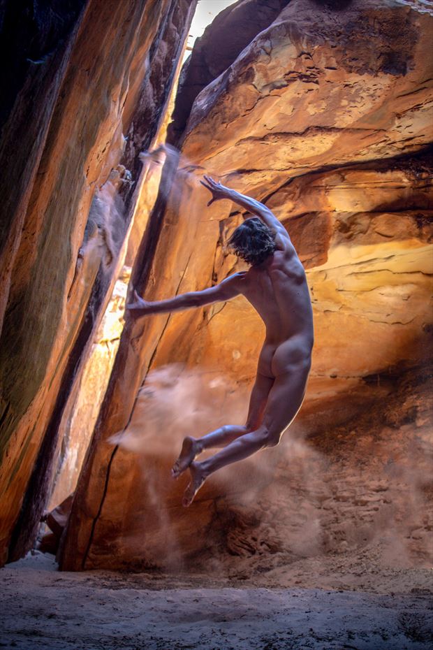 adventure with april tusher tunnel artistic nude photo by artist april alston mckay