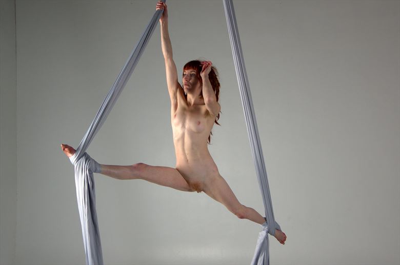 aerial silks artistic nude photo by photographer russb