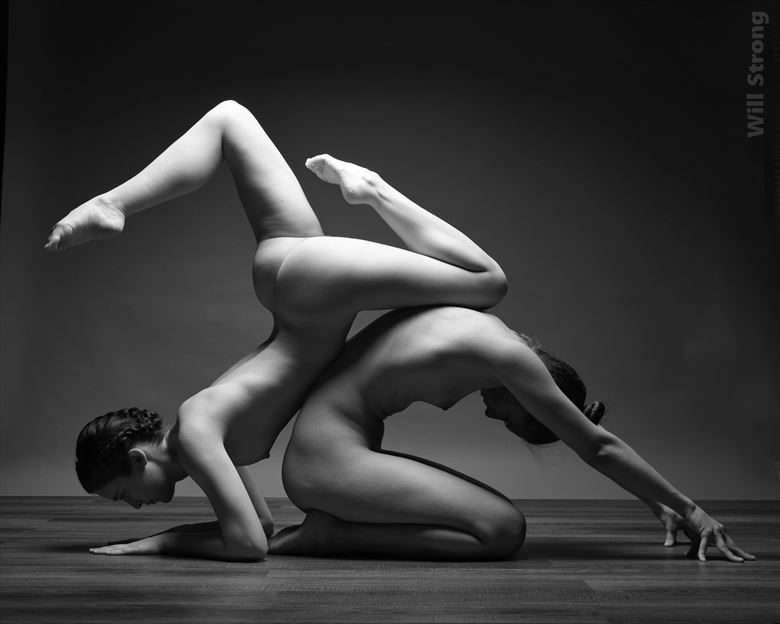 ahna and daniella making shapes artistic nude photo by photographer yb2normal