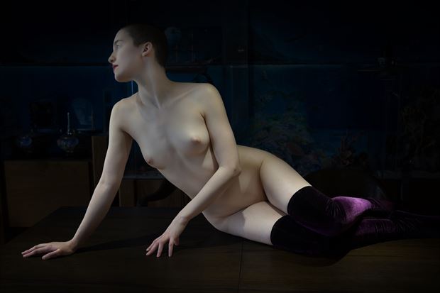 ahna in purple boots 2 artistic nude photo by photographer ksm