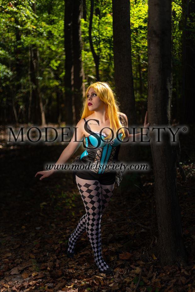 alice in the forest lingerie artwork by photographer luis angel photography