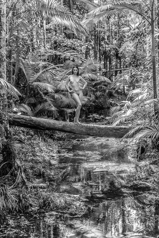 alone in the wild artistic nude photo by photographer homage