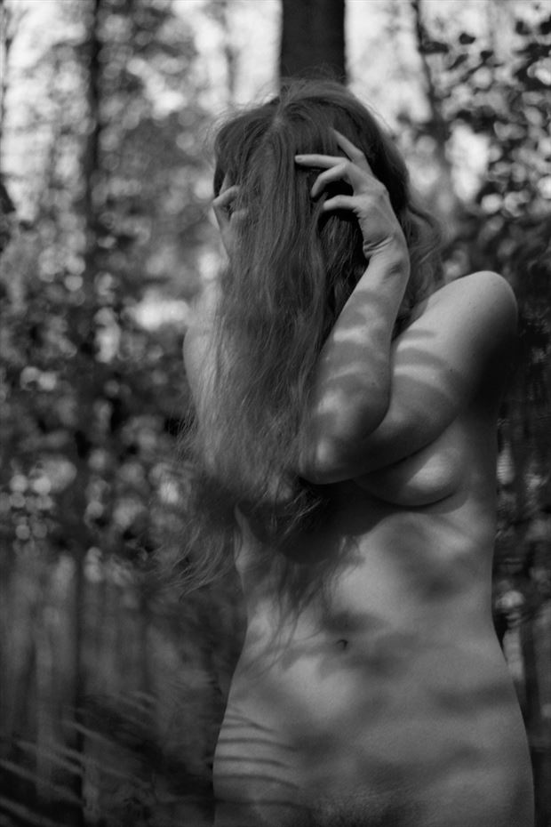 among the ferns artistic nude photo by model marzipanned