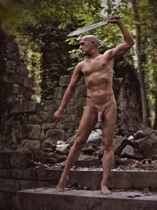 ancient spirit guardian 5 artistic nude photo by model avid light