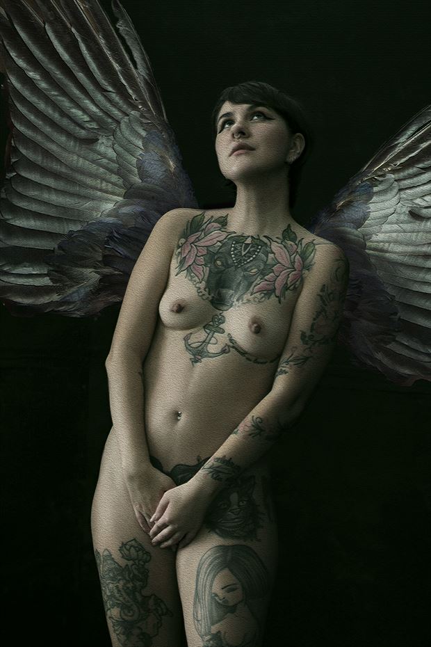 angel artistic nude photo by photographer gustavo combariza