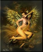 angel of music artistic nude artwork by artist gayle berry