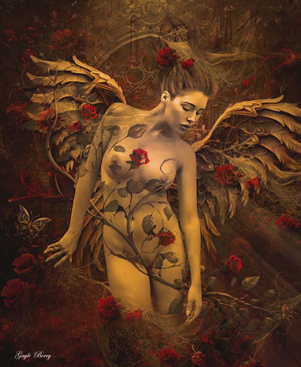 angel s garden artistic nude artwork by artist gayle berry