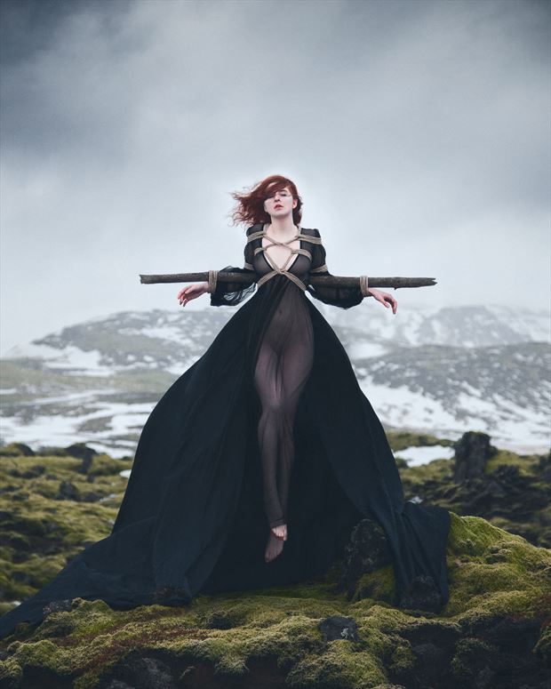 anhedonia nature photo by model icelandic selkie