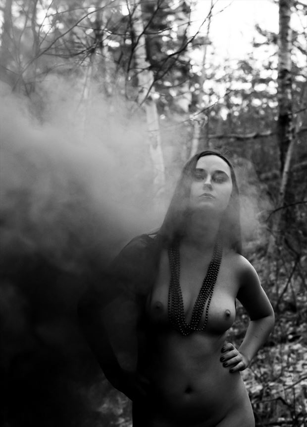anna up in smoke artistic nude artwork by photographer vaderkip